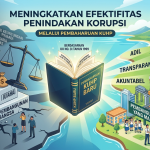 Meningkatkan Efektifitas Penindakan Korupsi Melalui Pembaharuan KUHP